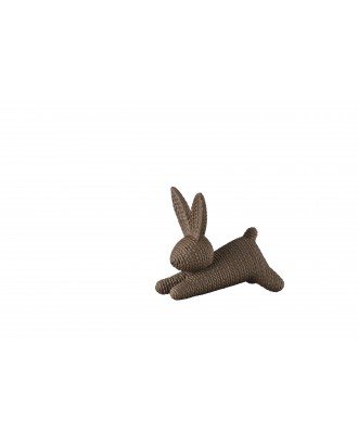 Decoratiune din portelan maro pentru Paste, model iepure mediu - ROSENTHAL